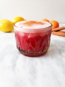 bourbon cranberry cinnamon cocktail