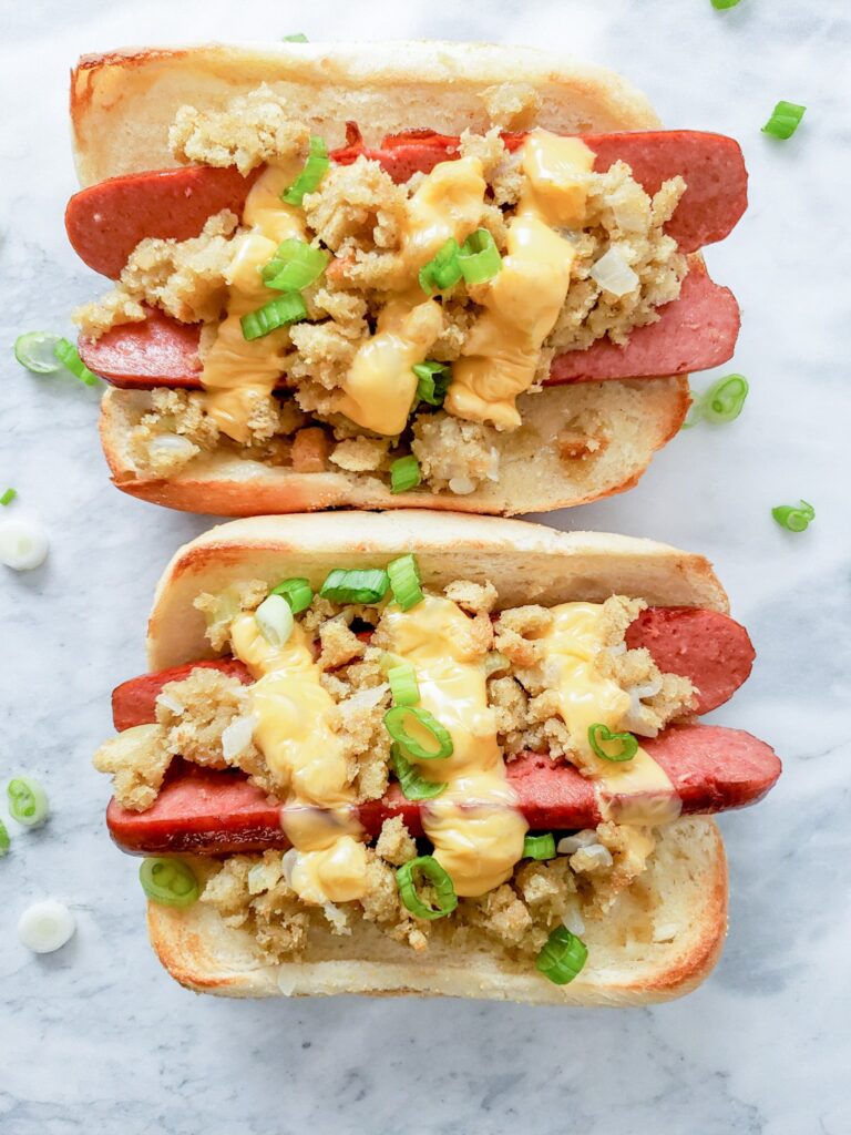 Easy Leftover Thanksgiving Stuffing Hot Dogs Brass Pine