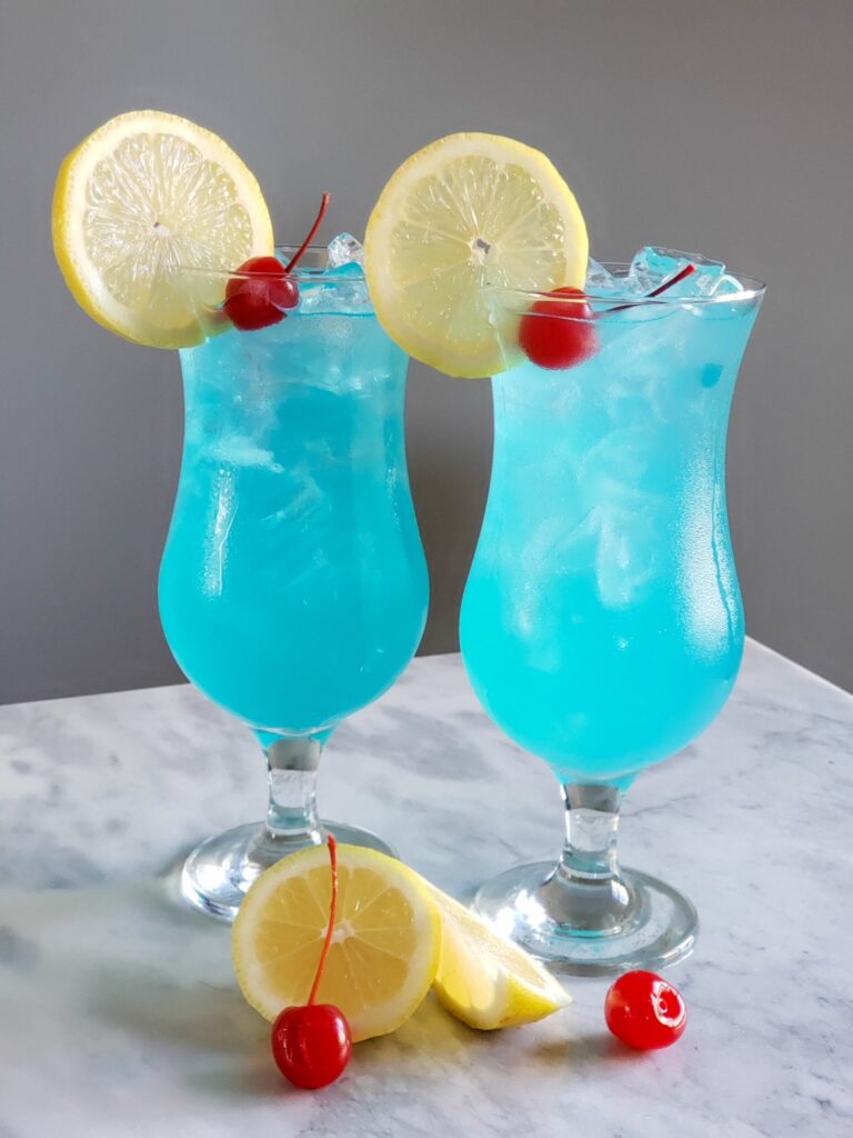 The Blue Lagoon Cocktail - Brass Pine