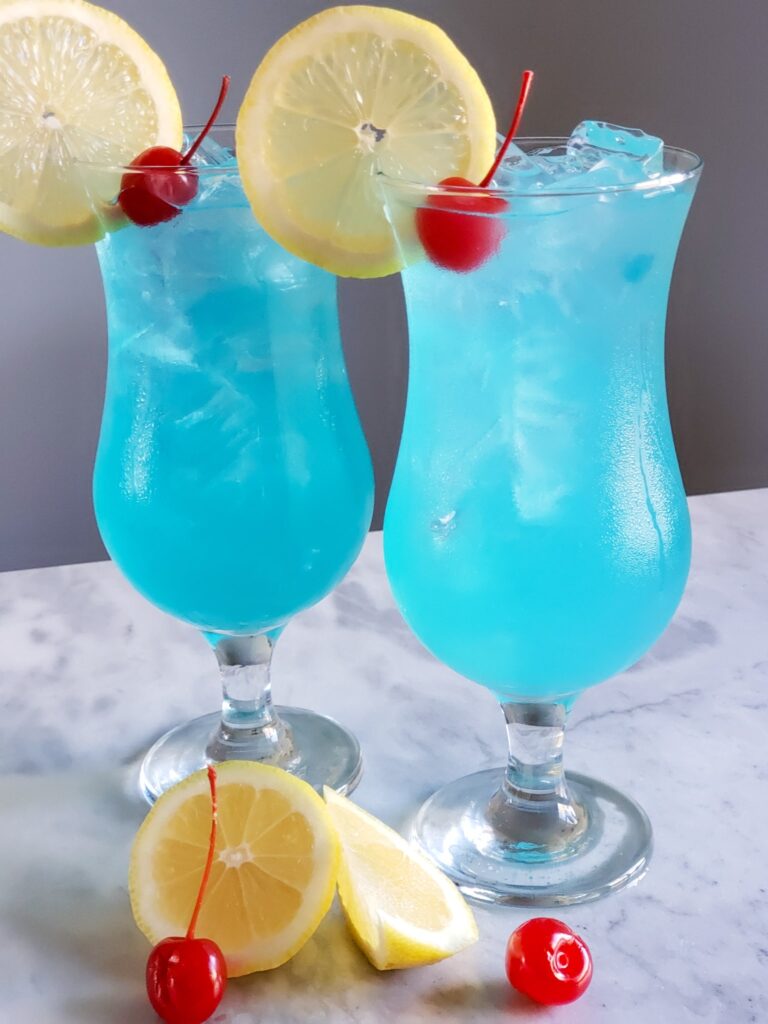 The Blue Lagoon Cocktail - Brass Pine