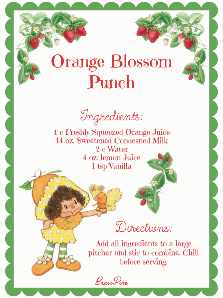 orange blossom punch recipe