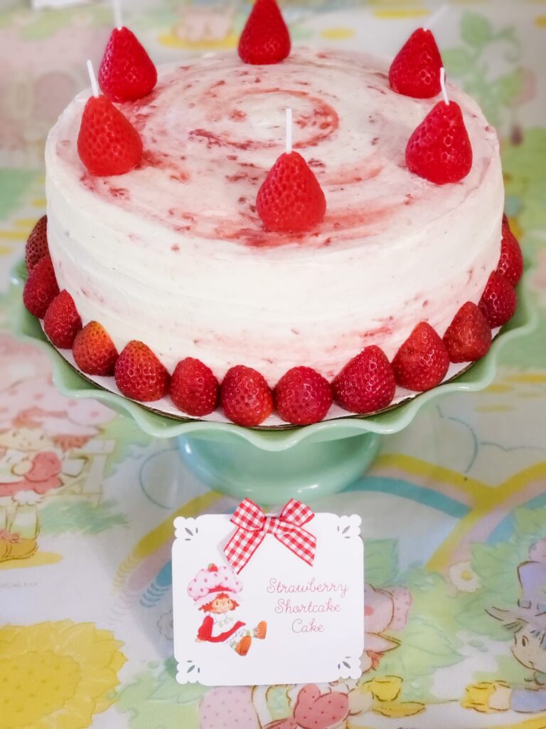 strawberry shortcake cake