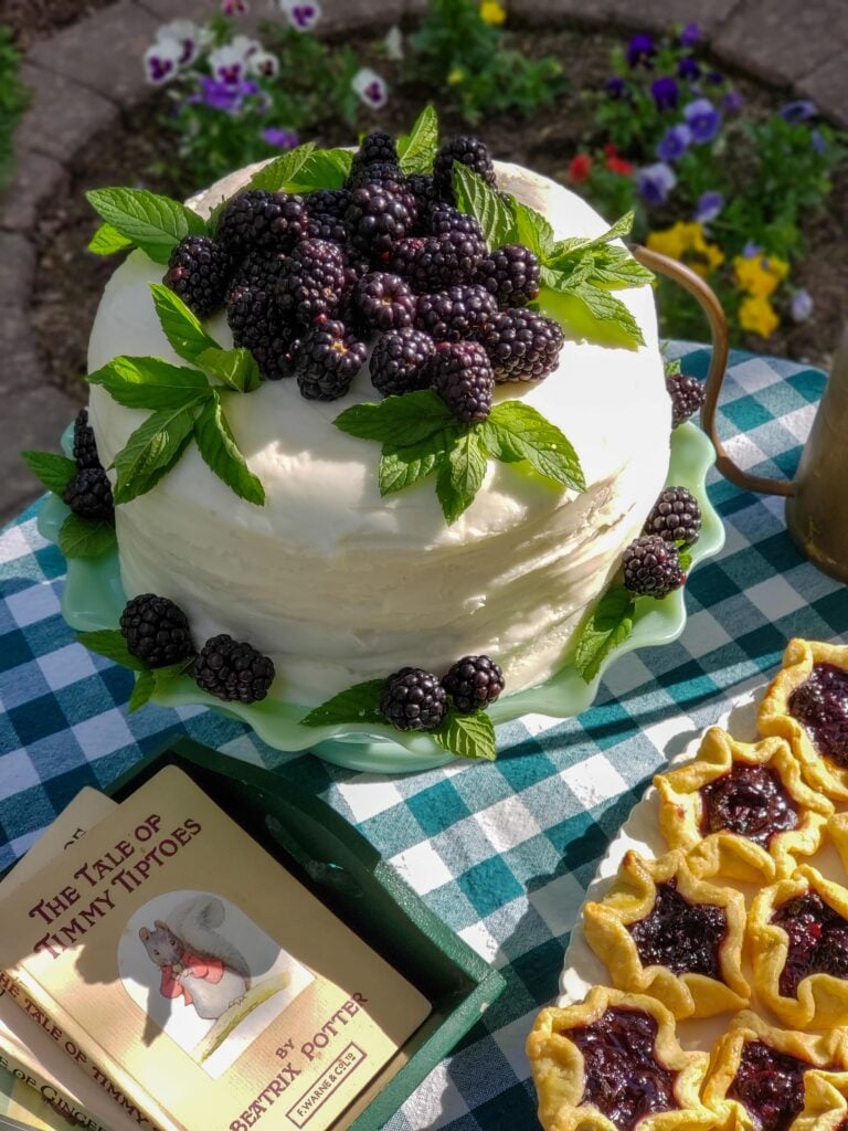 peter rabbit desserts with galettes and cake