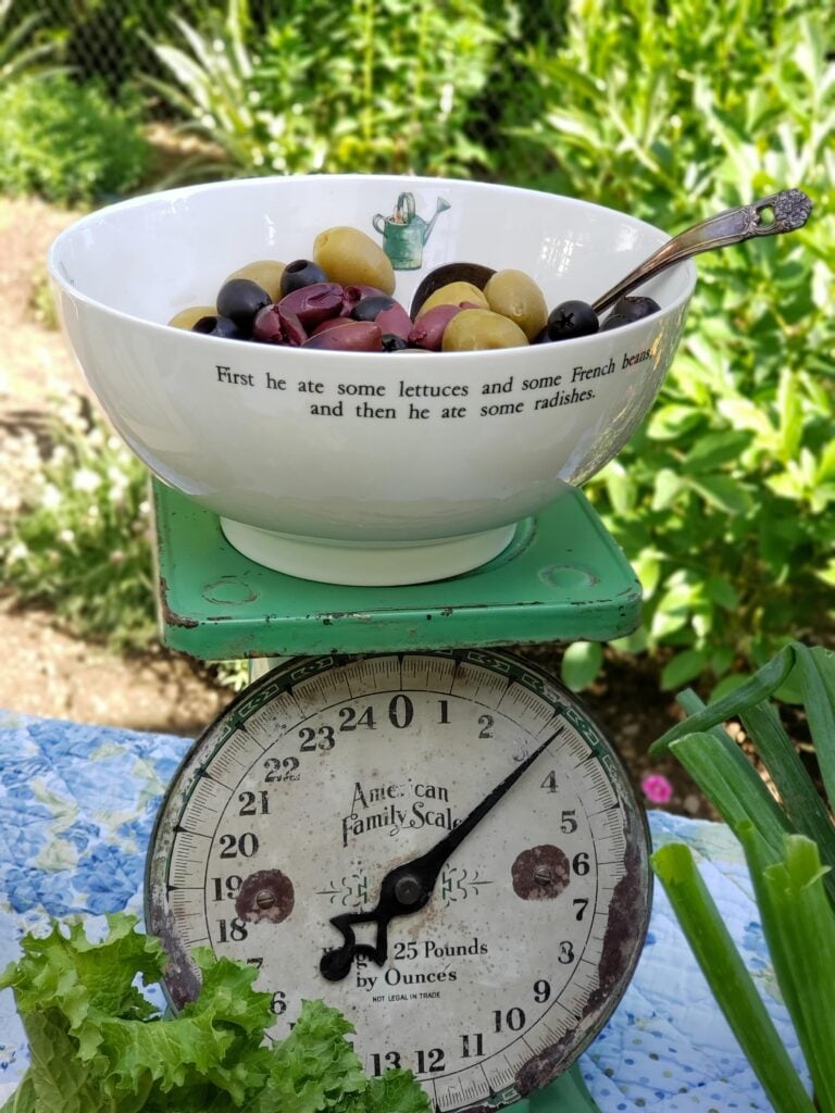 peter rabbit party food olives