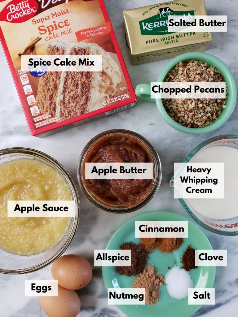 apple poke cake ingredients