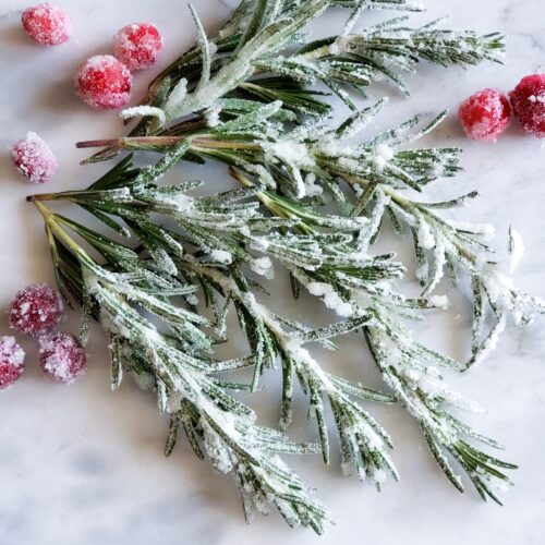 sugared rosemary