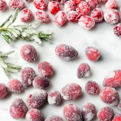 sugared cranberries