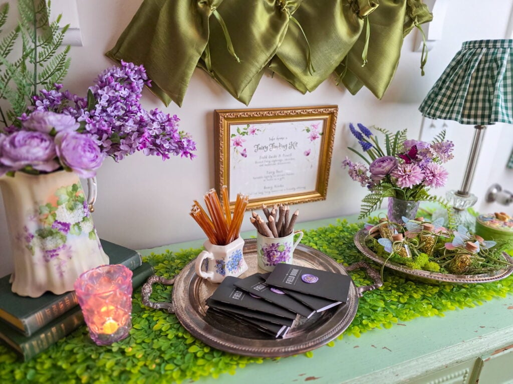 enchanted fairy party favor station